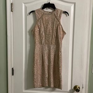 Jodi Christopher Pink Lace party/prom dress.
Size 5